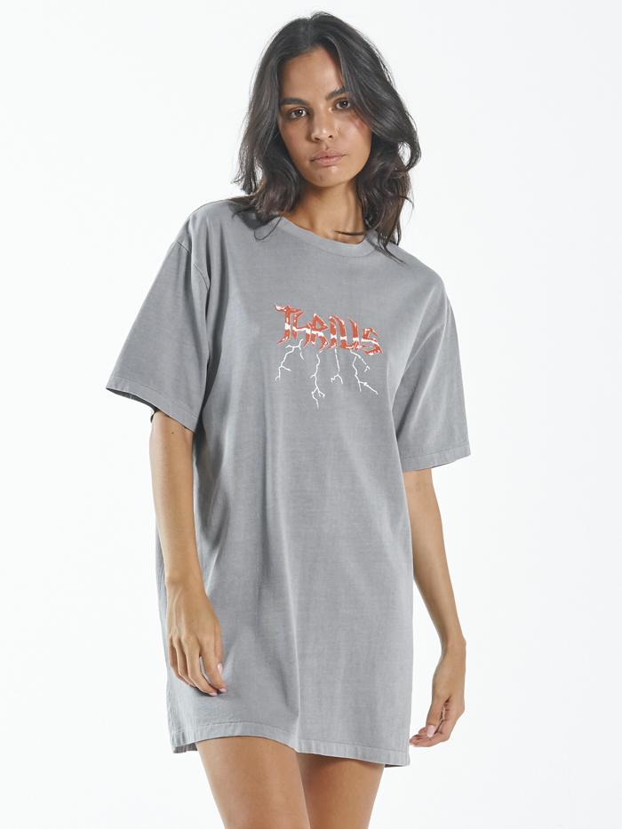 Shocker Merch Fit Tee Dress - Washed ...